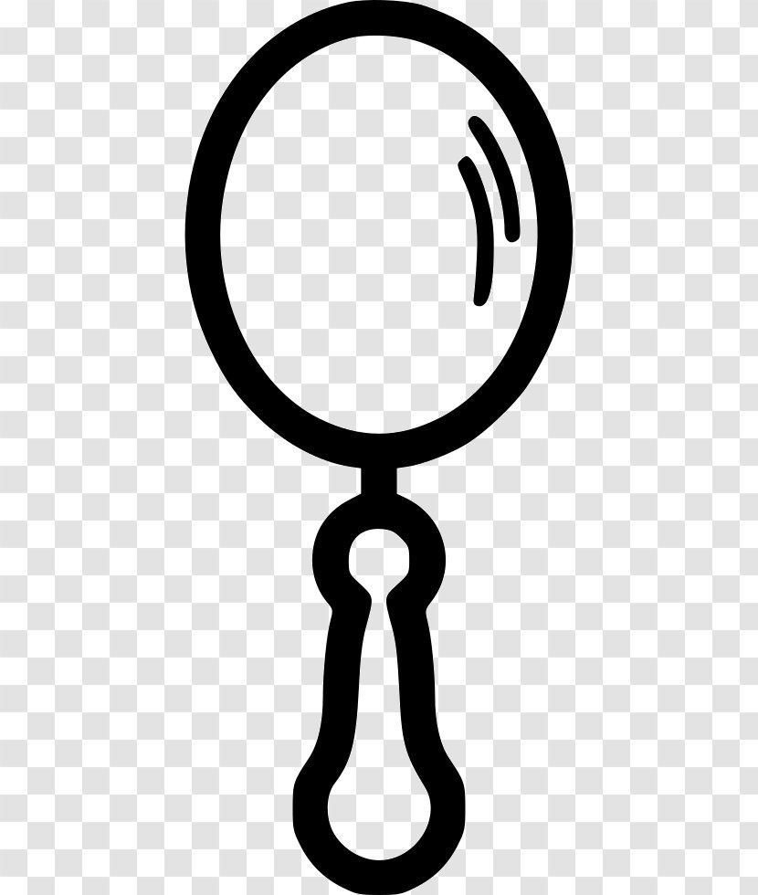 Hand Mirrors - Black And White - Line Art Transparent PNG