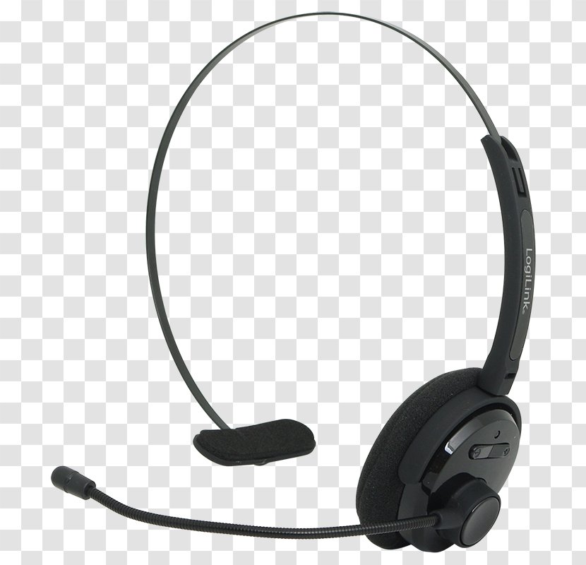 Xbox 360 Wireless Headset Microphone BT0027 LOGILINK Bluetooth - Logilink Onear Black Transparent PNG
