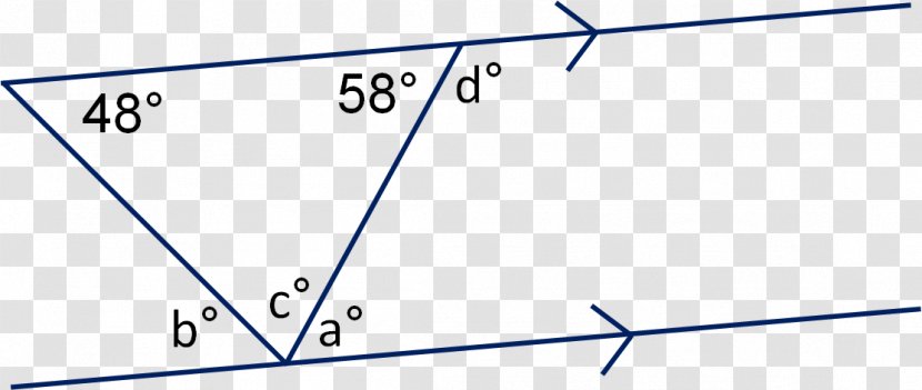 Parallel Triangle Transversal Internal Angle - Mathematics - Line Geometry Point Transparent PNG