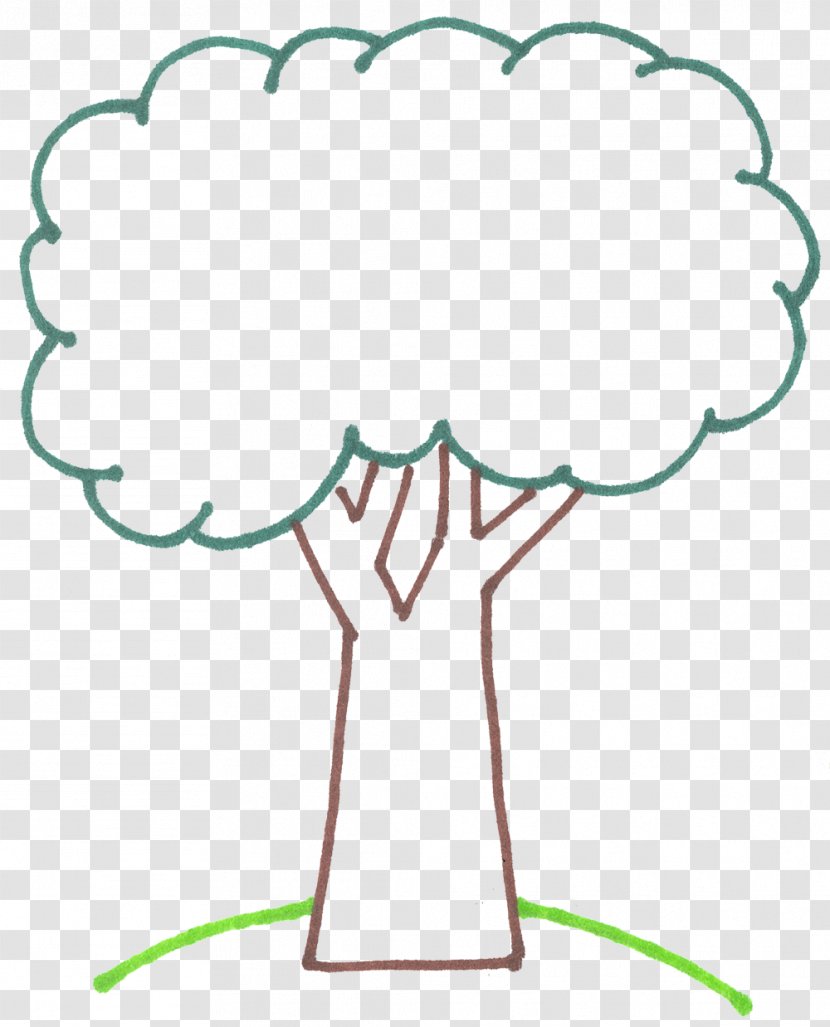 Tree Cartoon Clip Art - Frame Transparent PNG