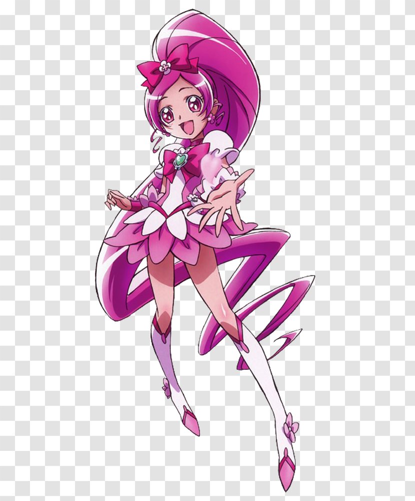 Tsubomi Hanasaki Pretty Cure Reika Aoki Miyuki Hoshizora Fan Art - Tree - Ten Li Peach Blossom Transparent PNG