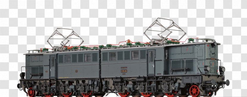 Rail Transport Electric Locomotive BRAWA DR-Baureihe E 95 - Freight Transparent PNG