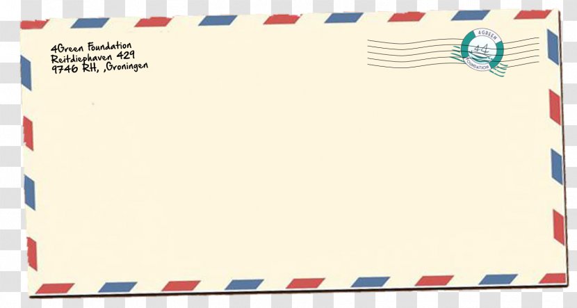 Envelope Paper Rectangle Bahan Trademark - Blue Transparent PNG