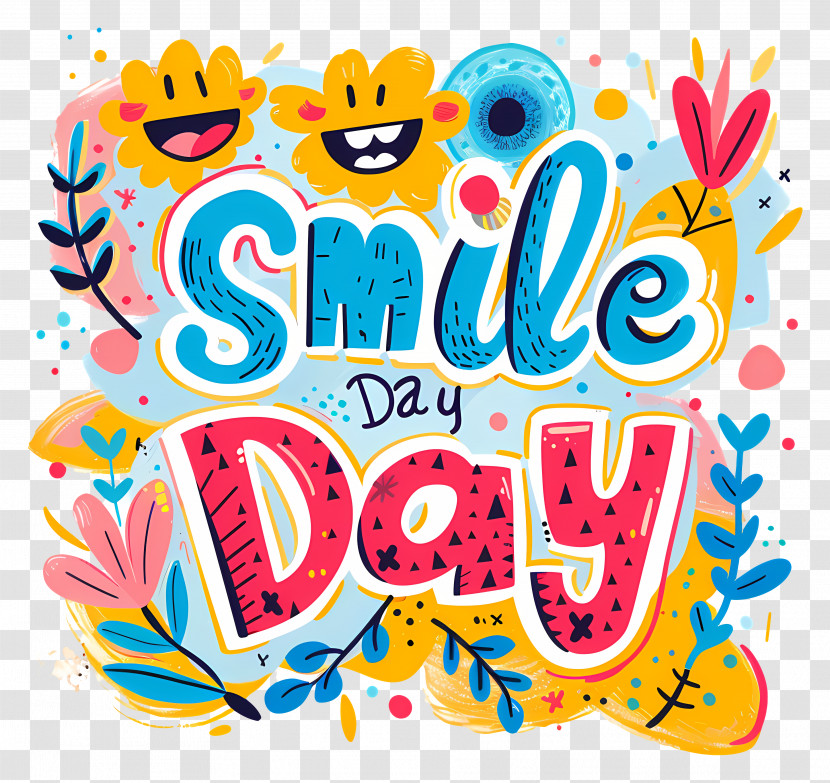 Smile Day - Colorful Smile Day Celebration Transparent PNG