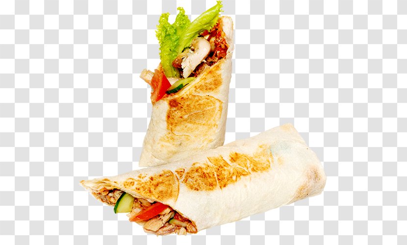 Shawarma Burrito Lavash Chicken Wrap Transparent PNG