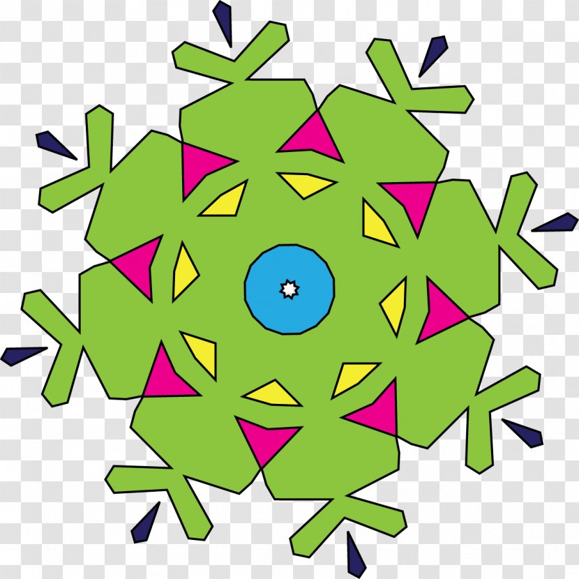 Drawing Kaleidoscope Clip Art - Yellow - Colored Geometric Transparent PNG