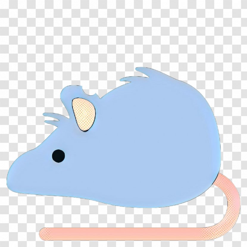 Pop Emoji - Rat - Cartoon Blue Transparent PNG