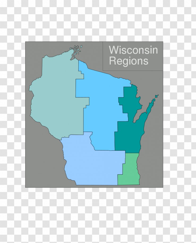 Regions Of Wisconsin Wikimedia Commons Information - Region - World Transparent PNG