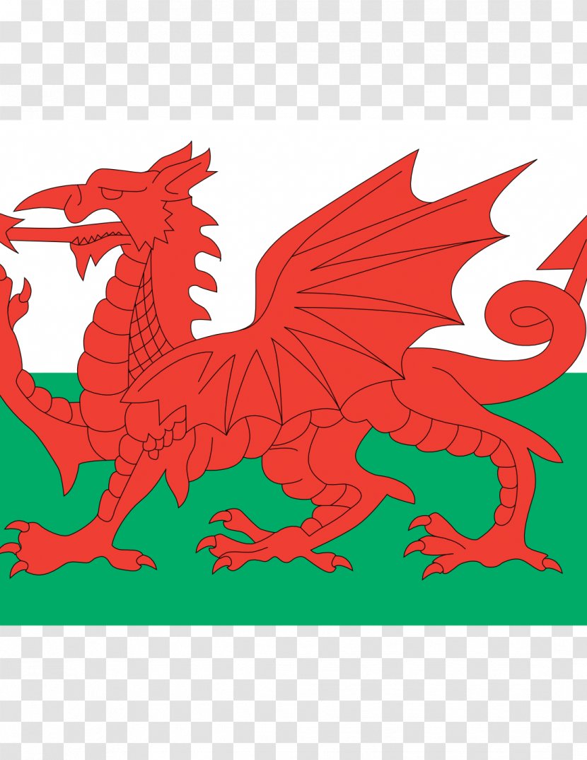 Flag Of Wales Principality Welsh Dragon - Celtic Britons Transparent PNG