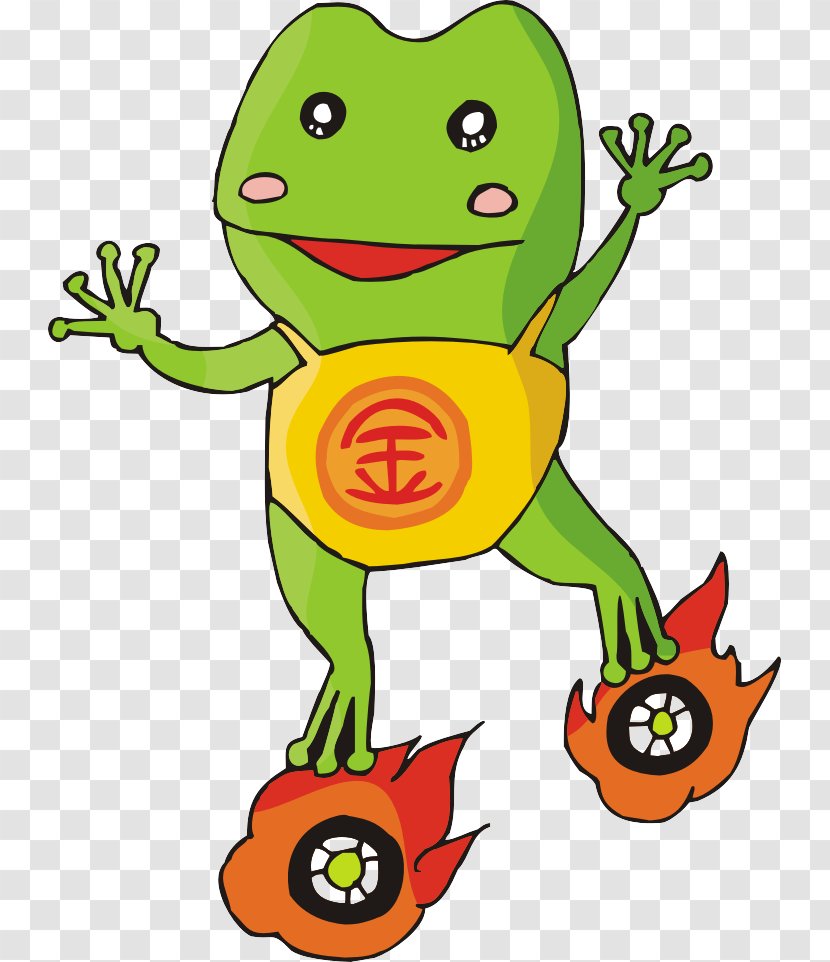 Frog Cartoon - Organism - Painted Transparent PNG