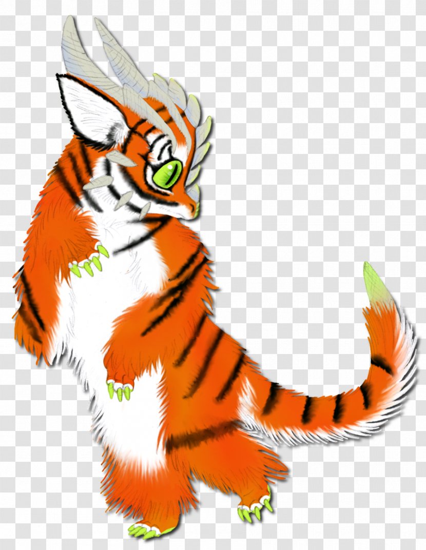 Whiskers Tiger Cat Paw Mammal - Organism Transparent PNG