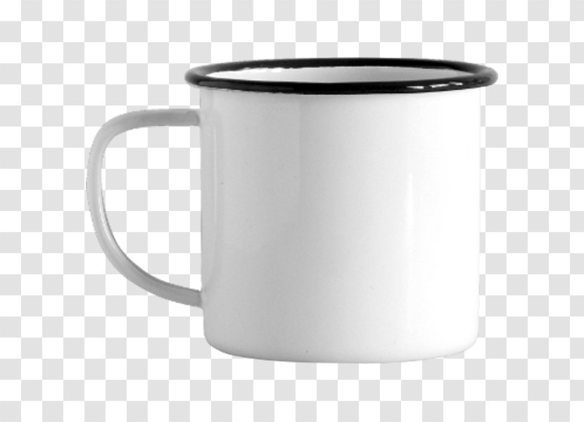 Coffee Cup Mug Teacup Vitreous Enamel White - Oven Transparent PNG