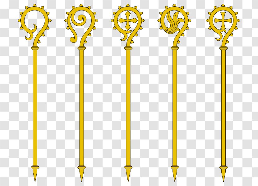 Thumbnail Crozier December 2 Wikimedia Commons - Jewellery - Geraldic Transparent PNG