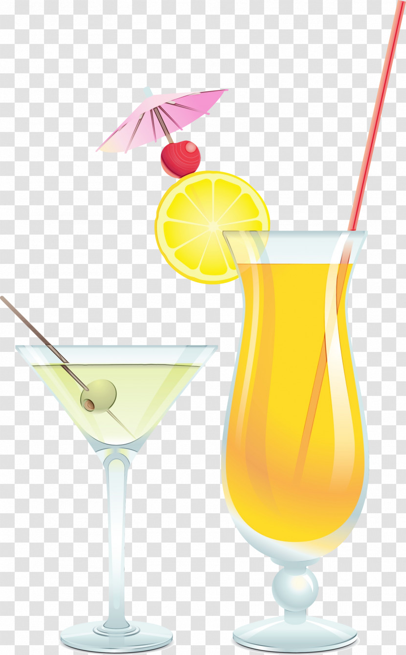 Drink Cocktail Garnish Alcoholic Beverage Martini Glass Non-alcoholic Beverage Transparent PNG