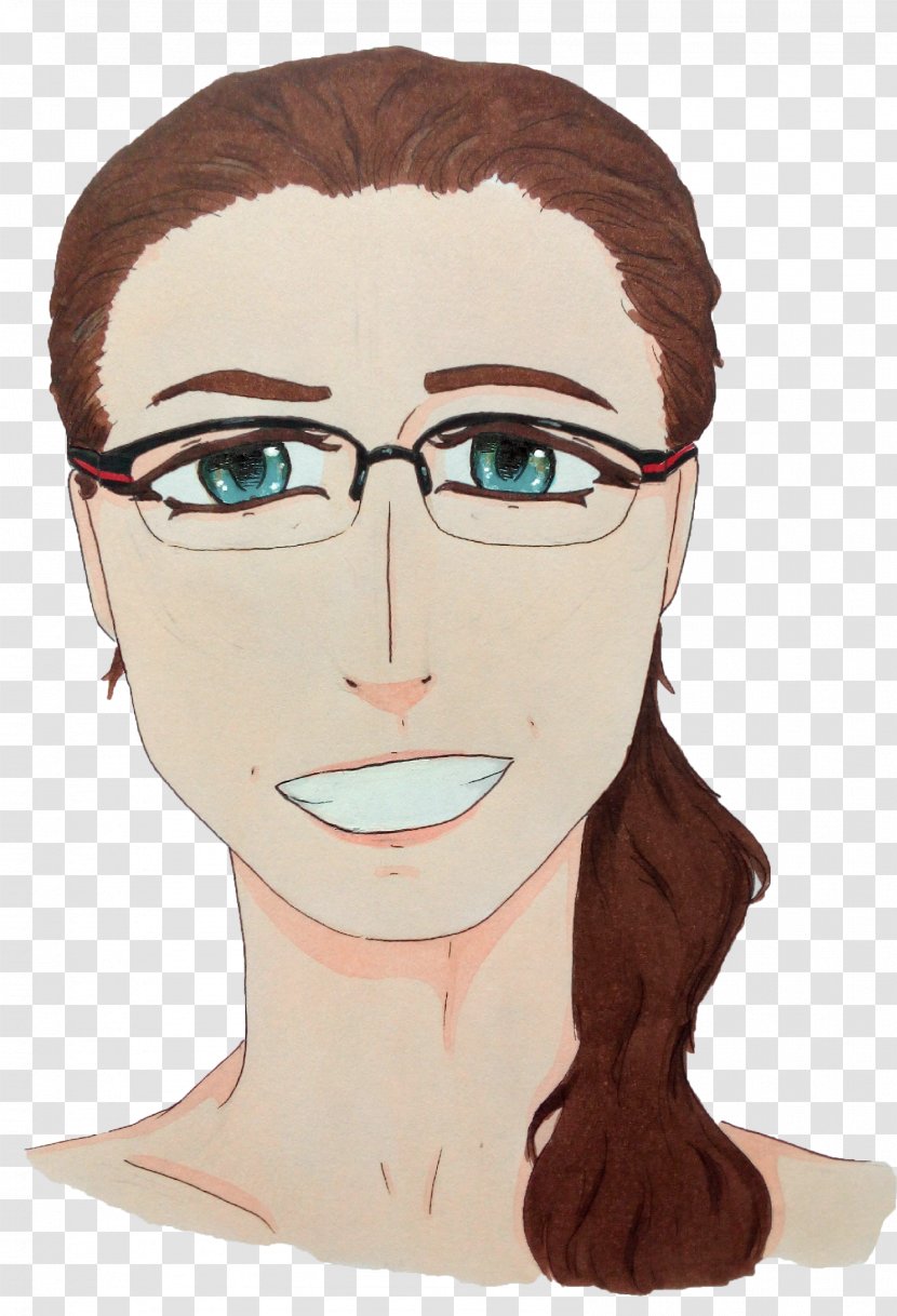 Eyebrow Glasses Cheek Chin - Heart Transparent PNG