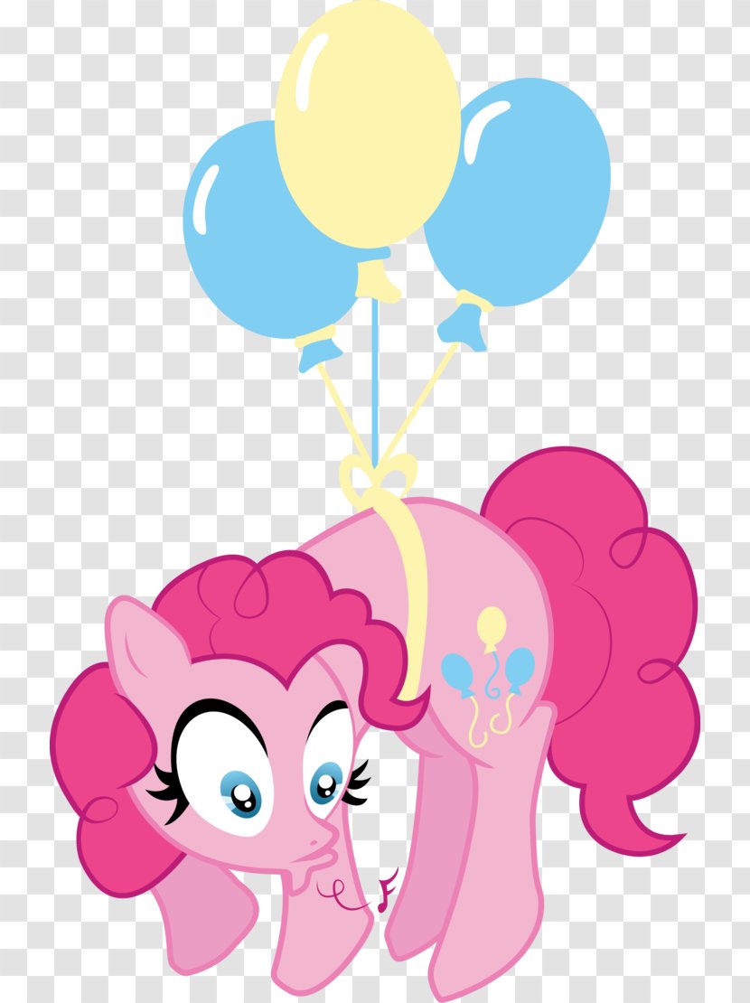 Pinkie Pie Rainbow Dash Pony Balloon Fluttershy - Tree Transparent PNG