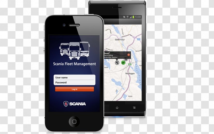 Smartphone Feature Phone Scania AB Car Fleet Management - Vehicle Transparent PNG
