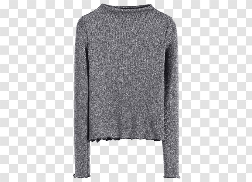 Sweater Long-sleeved T-shirt Outerwear - Long Sleeved T Shirt - Cheap Dresses Transparent PNG