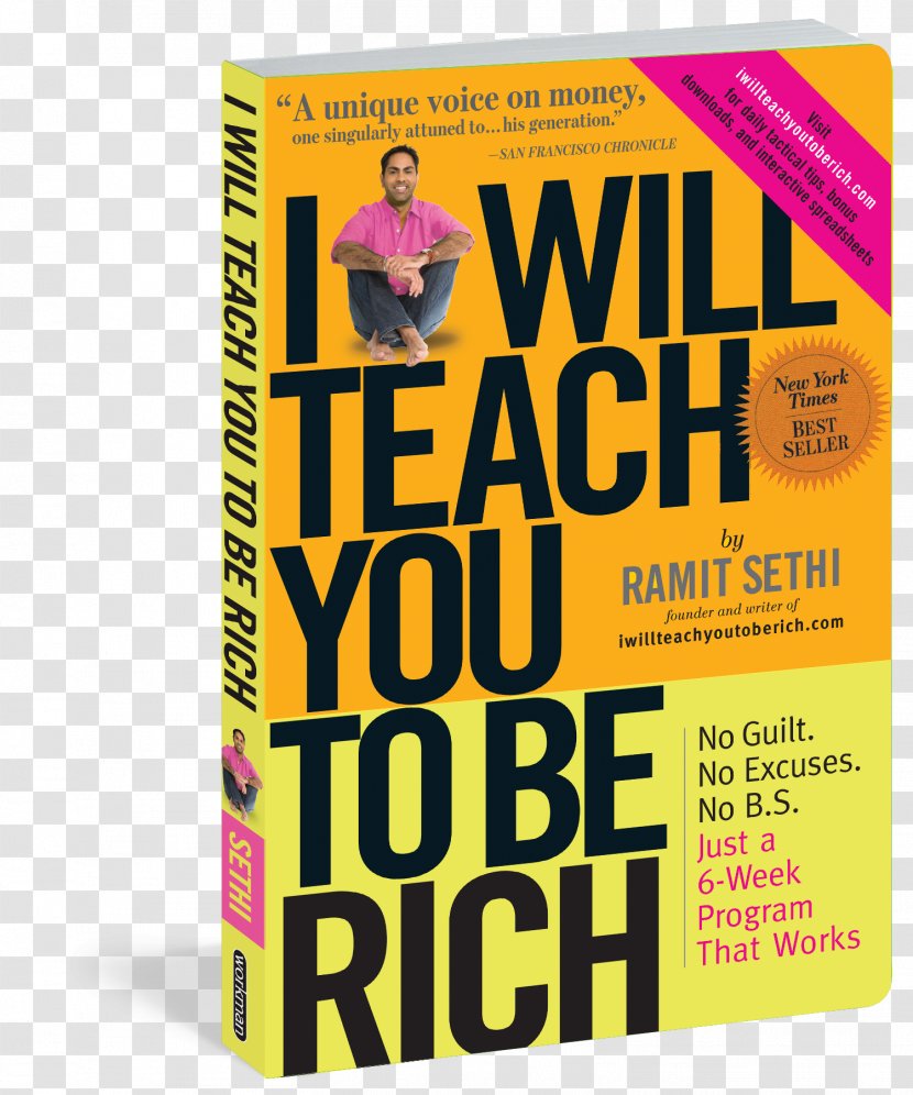 I Will Teach You To Be Rich Product Book Font Ramit Sethi - Lunch Money Cover Transparent PNG