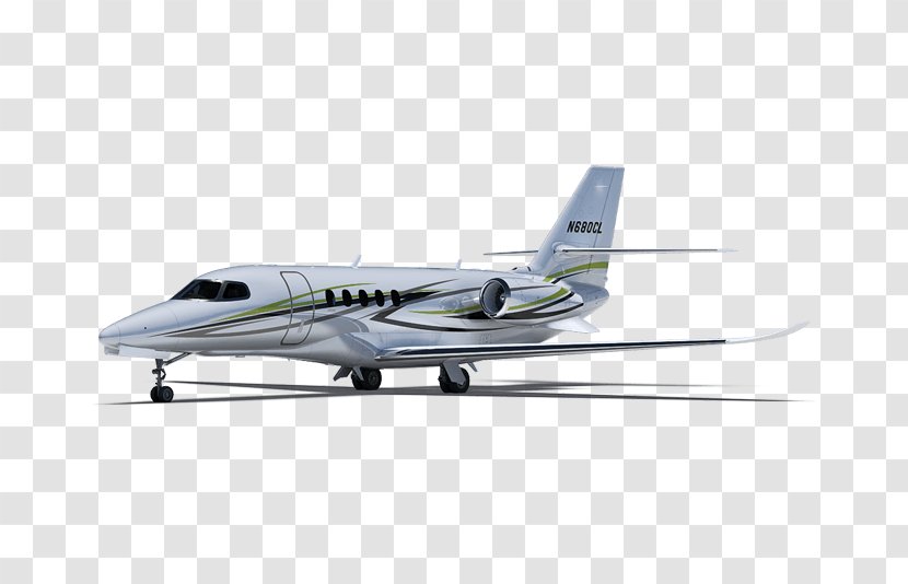 Business Jet Cessna CitationJet/M2 Citation Latitude Airplane Aircraft - Propeller Transparent PNG