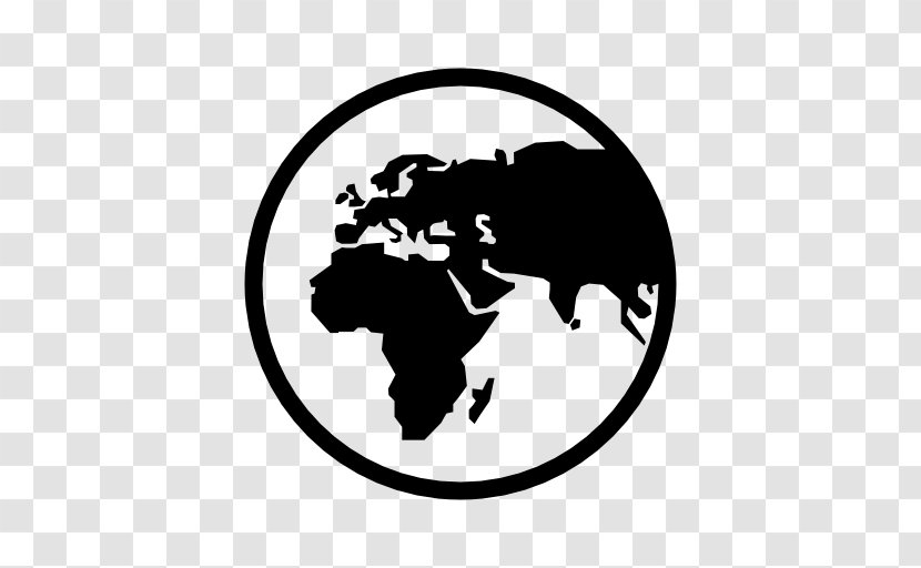 Globe World Map - Logo - Wide Web Transparent PNG