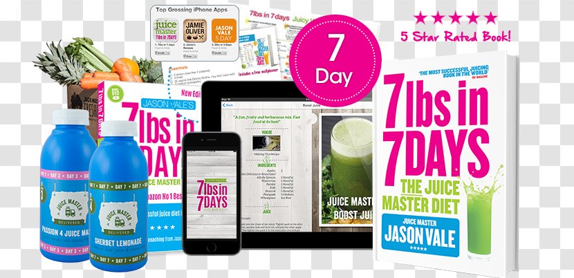 7lbs In 7 Days Super Juice Diet Me! 28 Day Plan Lbs Days: Master - Lemon Lime Isolated Transparent PNG