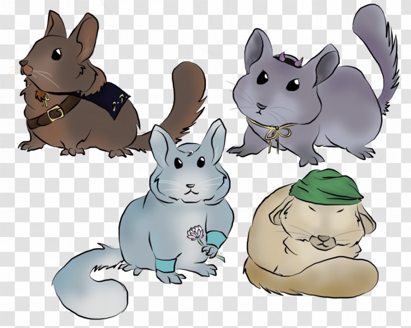 Domestic Rabbit Chinchilla Dungeons & Dragons Whiskers Rat - Mammal - Rodent Transparent PNG