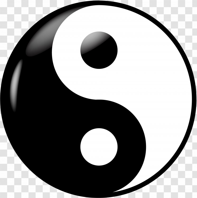 Yin And Yang Taoism Symbol Clip Art Transparent PNG