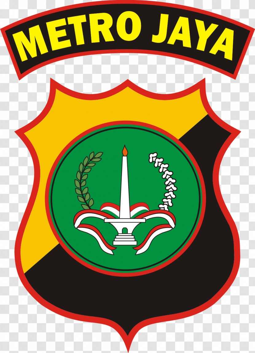 Indonesian National Police Kepolisian Daerah Greater Jakarta Metropolitan Regional Organization - Emblem - Tri Vector Transparent PNG