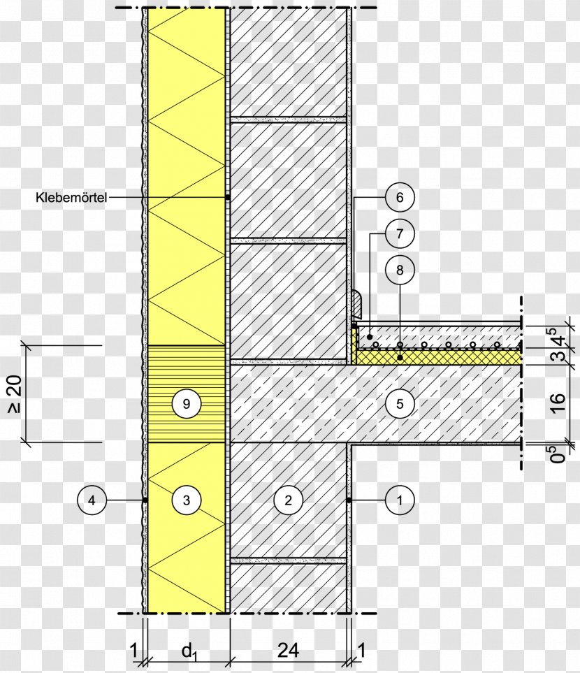 Brandschutzstreifen Exterior Insulation Finishing System Ceiling Structure Design - Construction Planning Transparent PNG