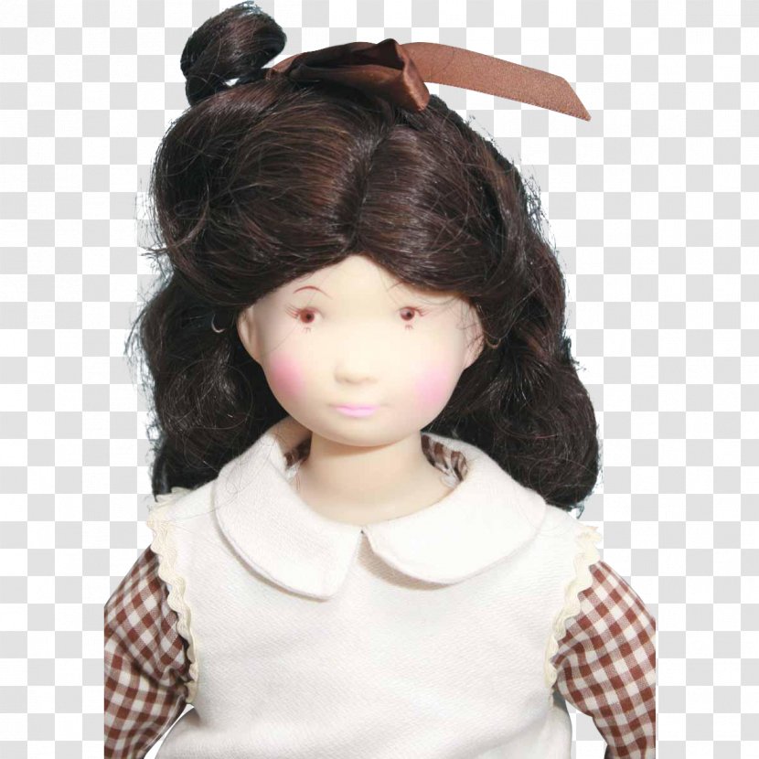 Brown Hair Doll Coloring Wig Transparent PNG