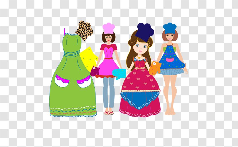 Clip Art Doll Illustration Fashion Design Pattern - Funny Dress Transparent PNG