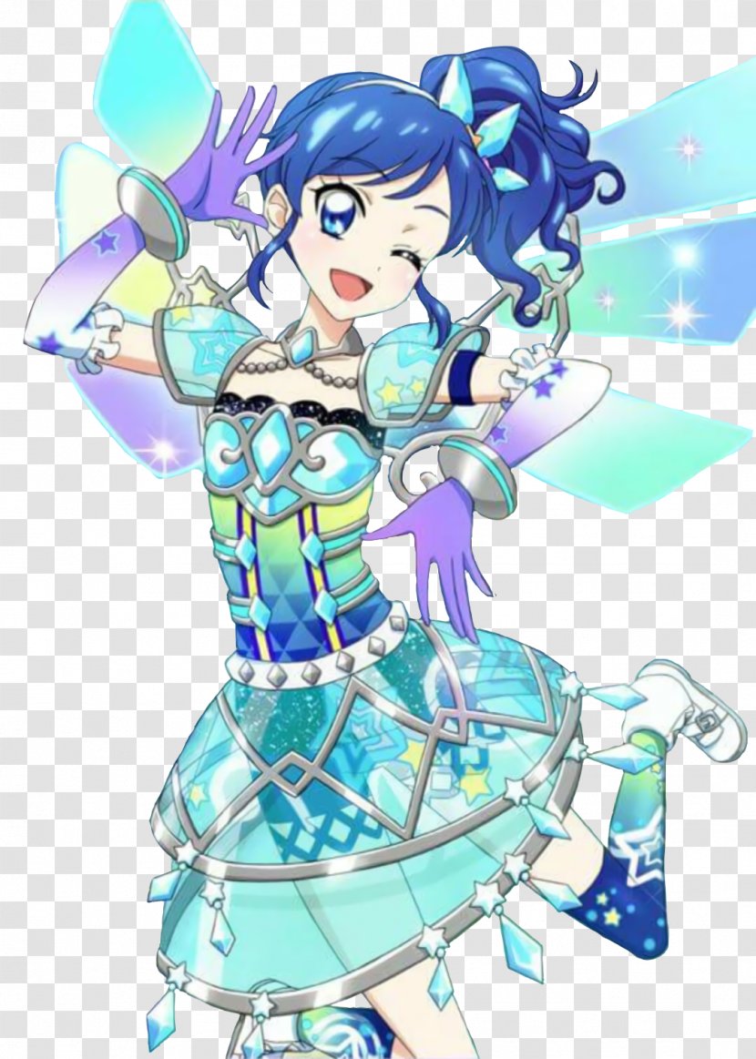 Aikatsu! Aoi Kiriya Aikatsu Stars! Ran Shibuki Akari Ōzora - Watercolor - New Transparent PNG