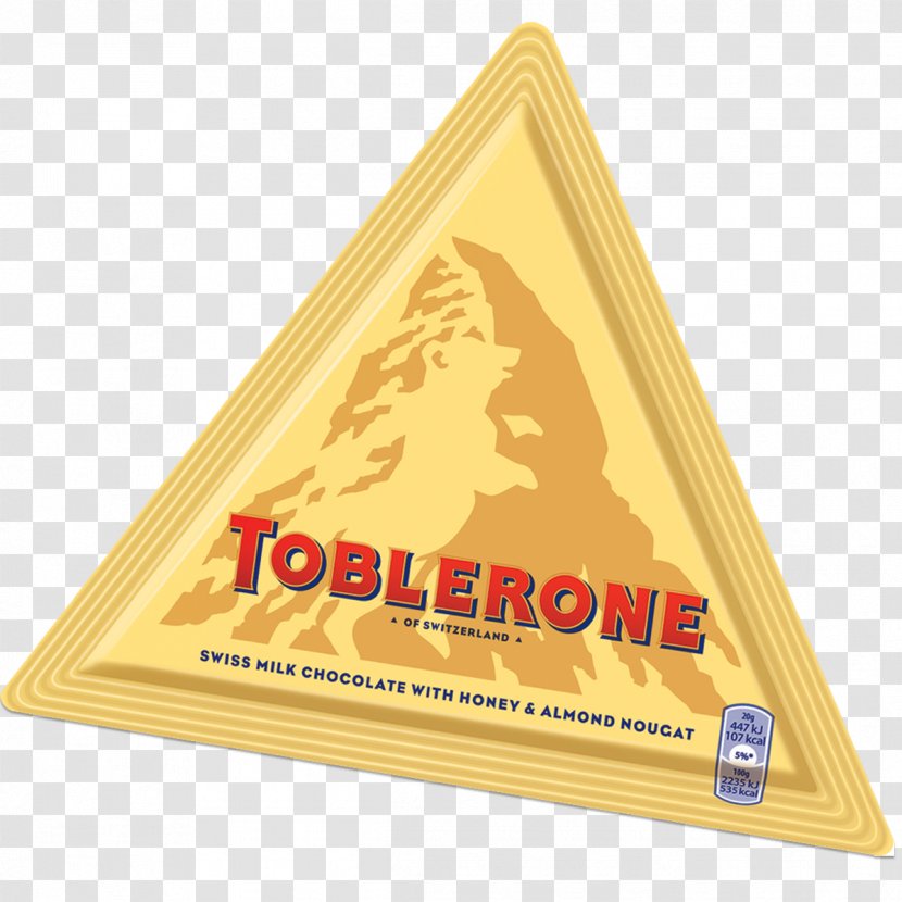 Chocolate Bar Toblerone Milk Swiss Cuisine - Triangle Transparent PNG