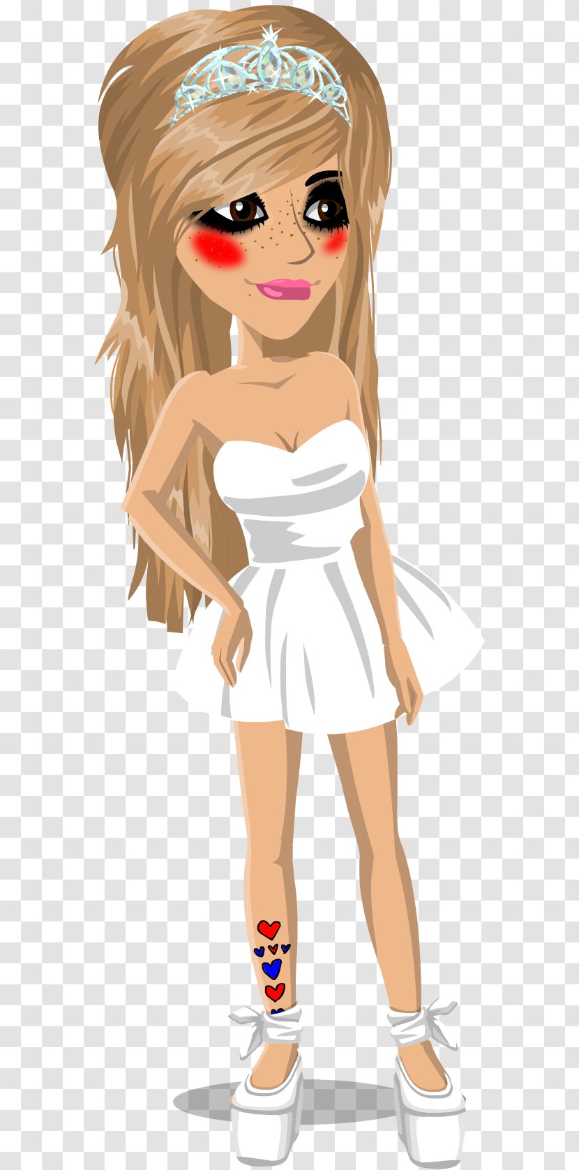 Brown Hair Arm Hairstyle - Cartoon - Movies Transparent PNG