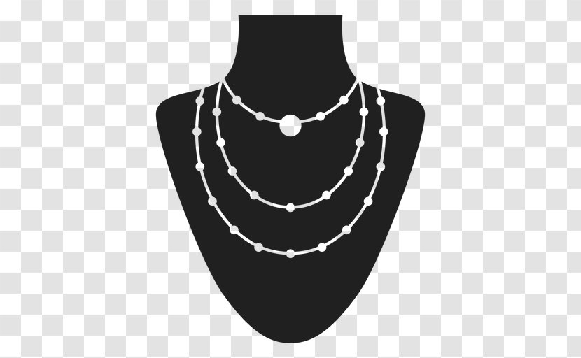 Multi-Layer Pearl Necklace Transparency Design Transparent PNG