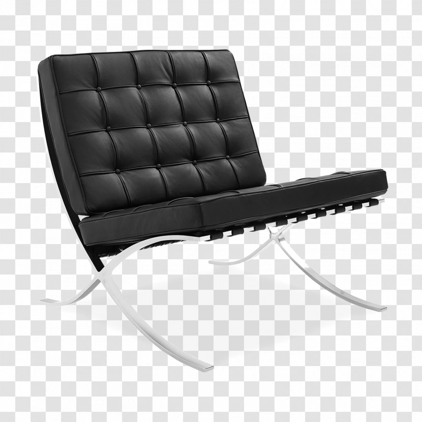 Barcelona Chair Pavilion Eames Lounge Couch - Florence Knoll - Lustre Transparent PNG