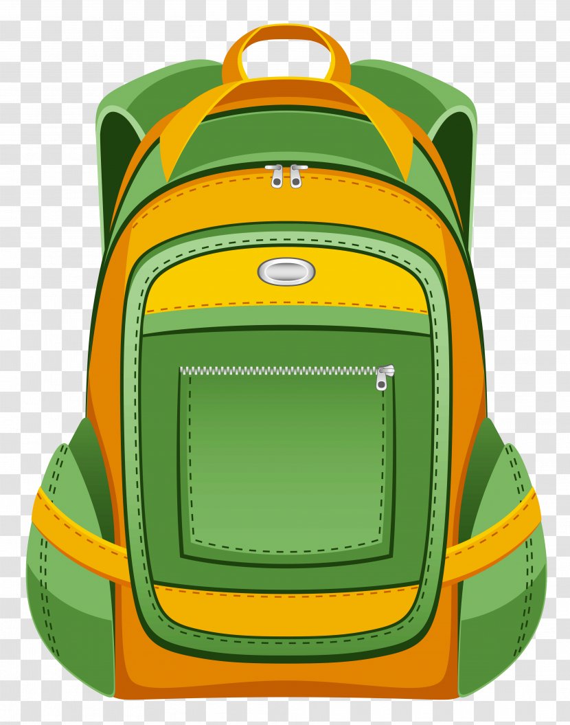 Backpack Free Content Clip Art - Yellow - Missions Cliparts News Transparent PNG
