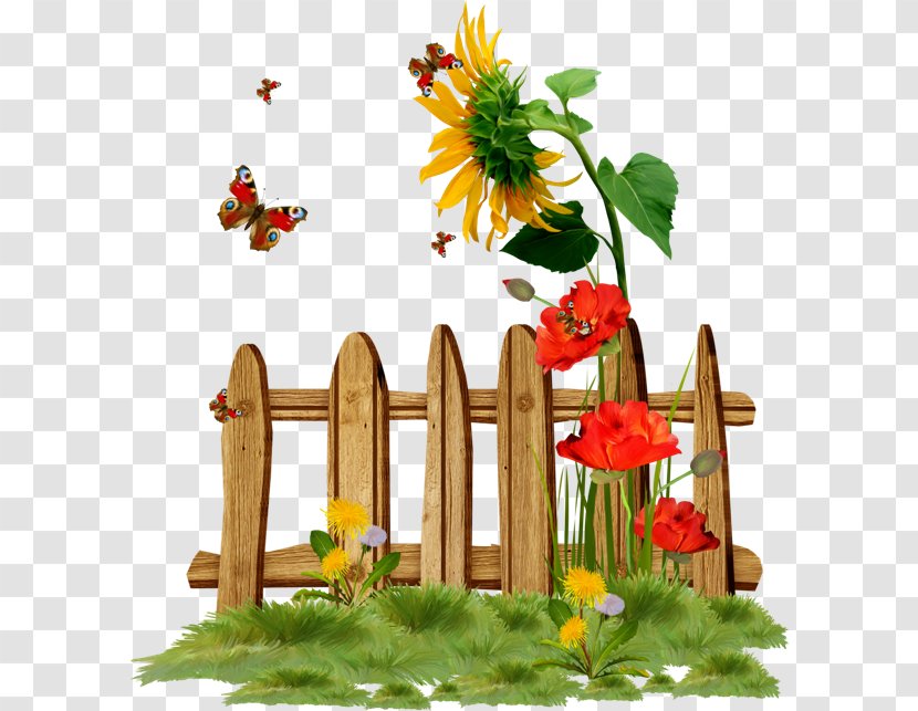 Fence Clip Art - Photography - Spring Flower Whirlwind Transparent PNG