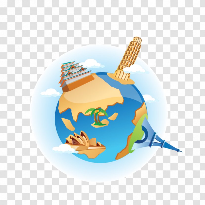 Clip Art - Computer - World Travel Transparent PNG