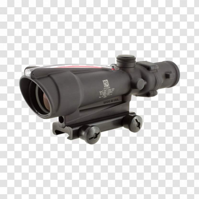 Advanced Combat Optical Gunsight Trijicon Telescopic Sight Reticle Firearm - Flower - Crosshair Transparent PNG
