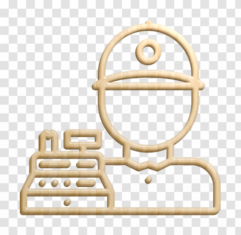 Fast Food Icon Cashier Icon Transparent PNG