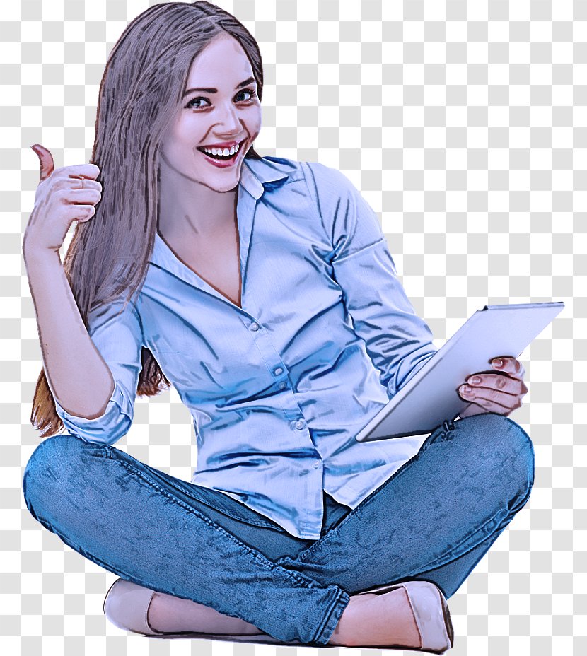 Sitting Reading Technology Electronic Device Learning - Businessperson Computer Transparent PNG