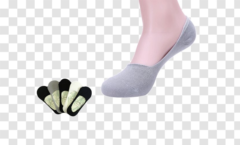 Anklet Sock - Heart - Men's Socks Shallow Mouth Transparent PNG