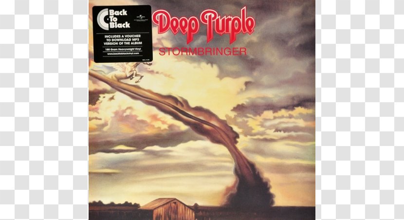 Stormbringer Phonograph Record LP Deep Purple Album - Watercolor - Tree Transparent PNG