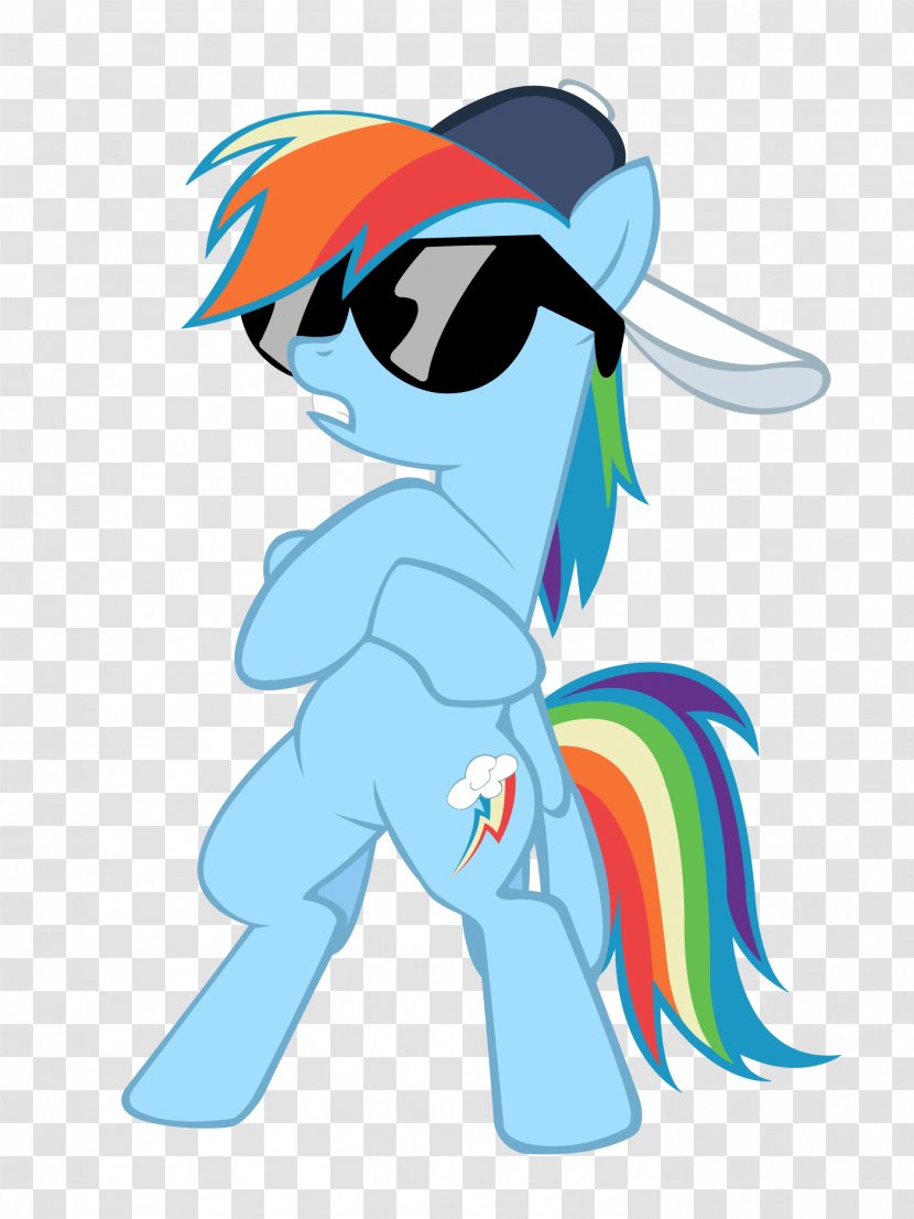 Rainbow Dash Pony Applejack Fluttershy - Horse Transparent PNG