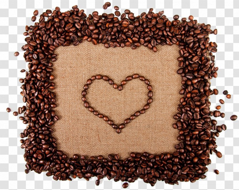 Coffee Bean Cafe Heart - Shaped Beans Transparent PNG