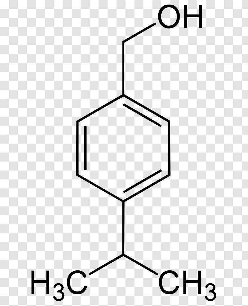 Benzoic Acid Structural Formula Chemical Substance Compound - Silhouette - Cumin Transparent PNG
