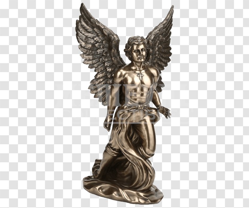 Angels Bronze Sculpture Statue Figurine - Demon - Angel Transparent PNG