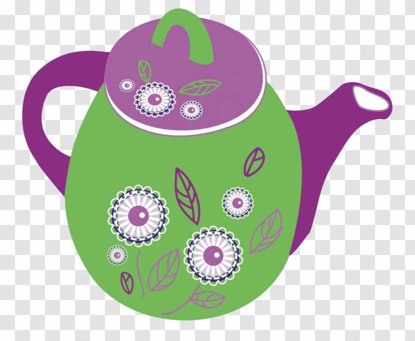 Teapot Kettle Clip Art - Green Transparent PNG